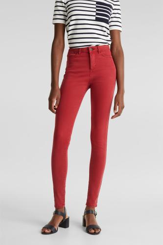 Esprit γυναικείο τζην παντελόνι Skinny & Slim Fit (L32) - 020EE1B318 Κόκκινο 36